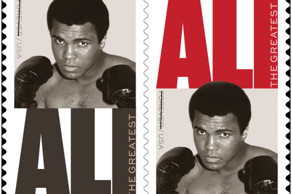 Postal Service unveils new Muhammad Ali stamp in champs hometown