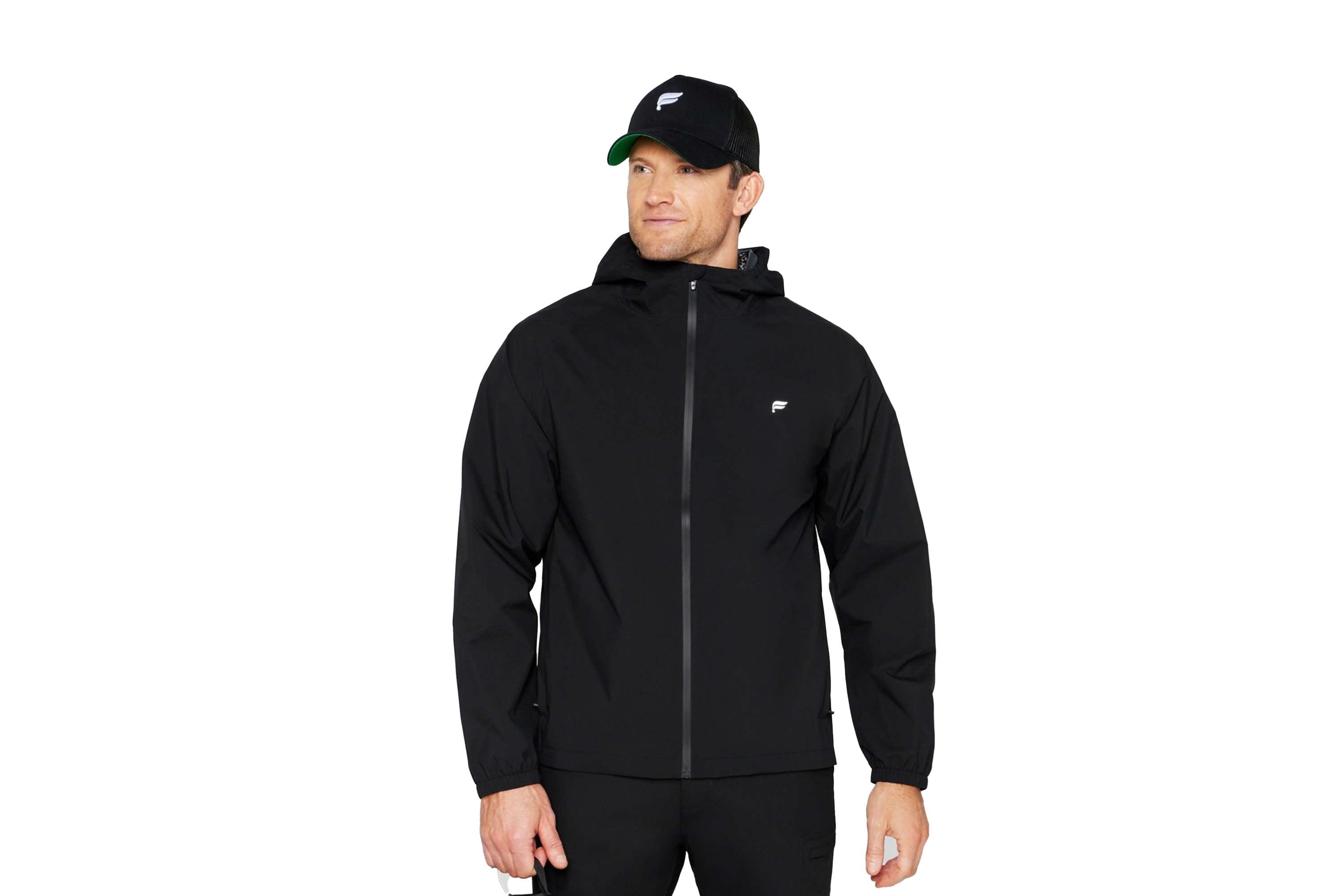 best men's waterproof jacket indybest review Fabletics the waterproof rain jacke