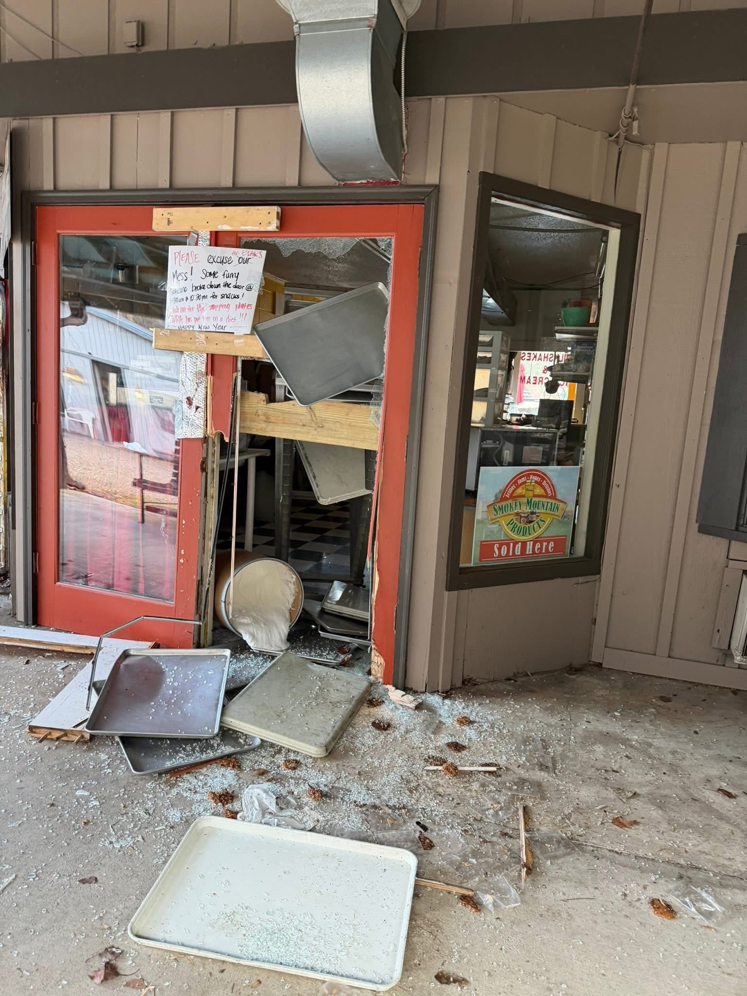Time to change the locks: Tennessee candy store ransacked by bear for the fourth time