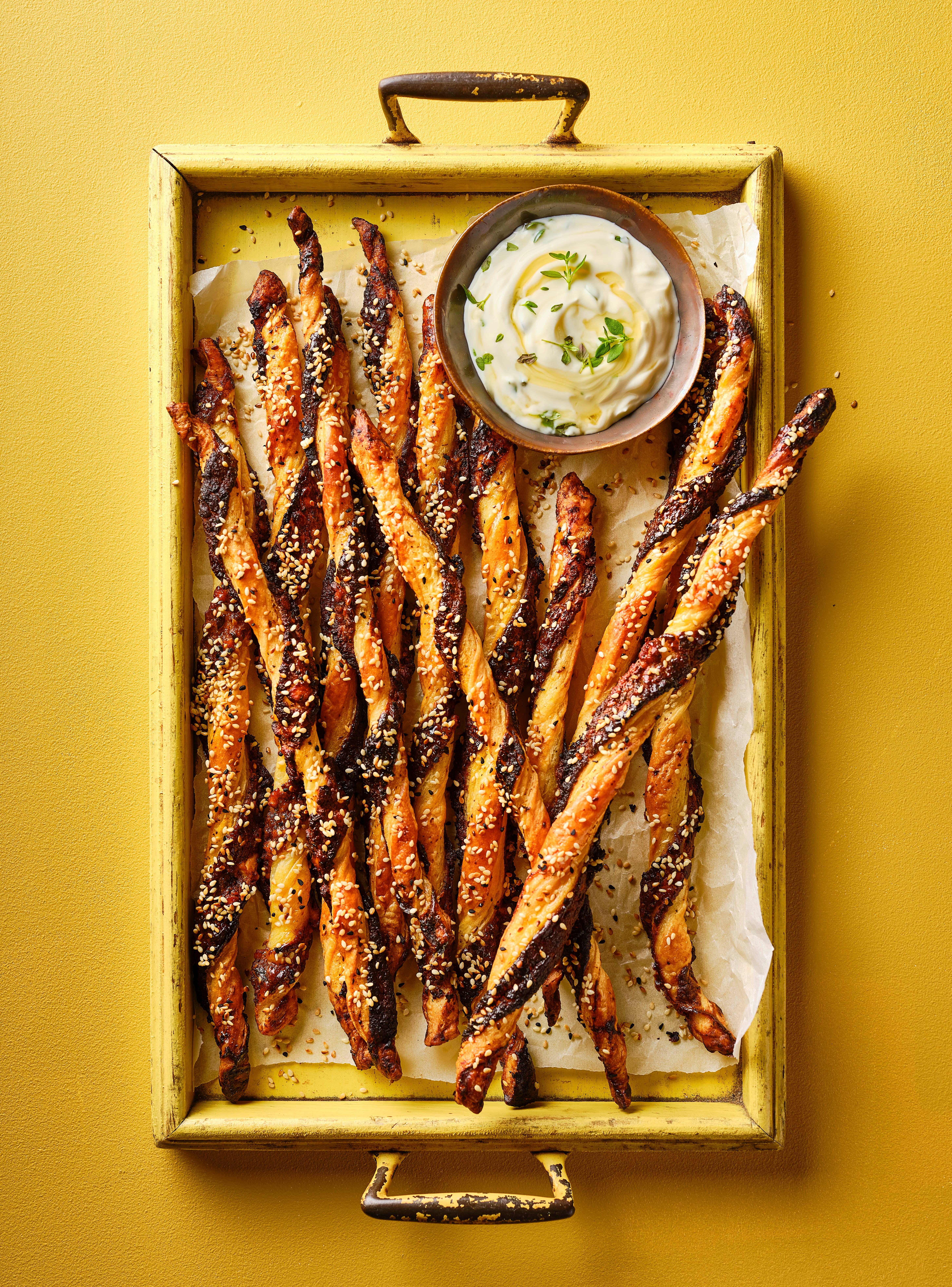 Ryan Riley recipe for joy: Black olive, feta and honey twists