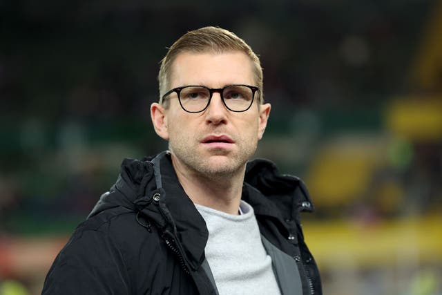 <p>Per Mertesacker will leave Arsenal at the end of the season</p>