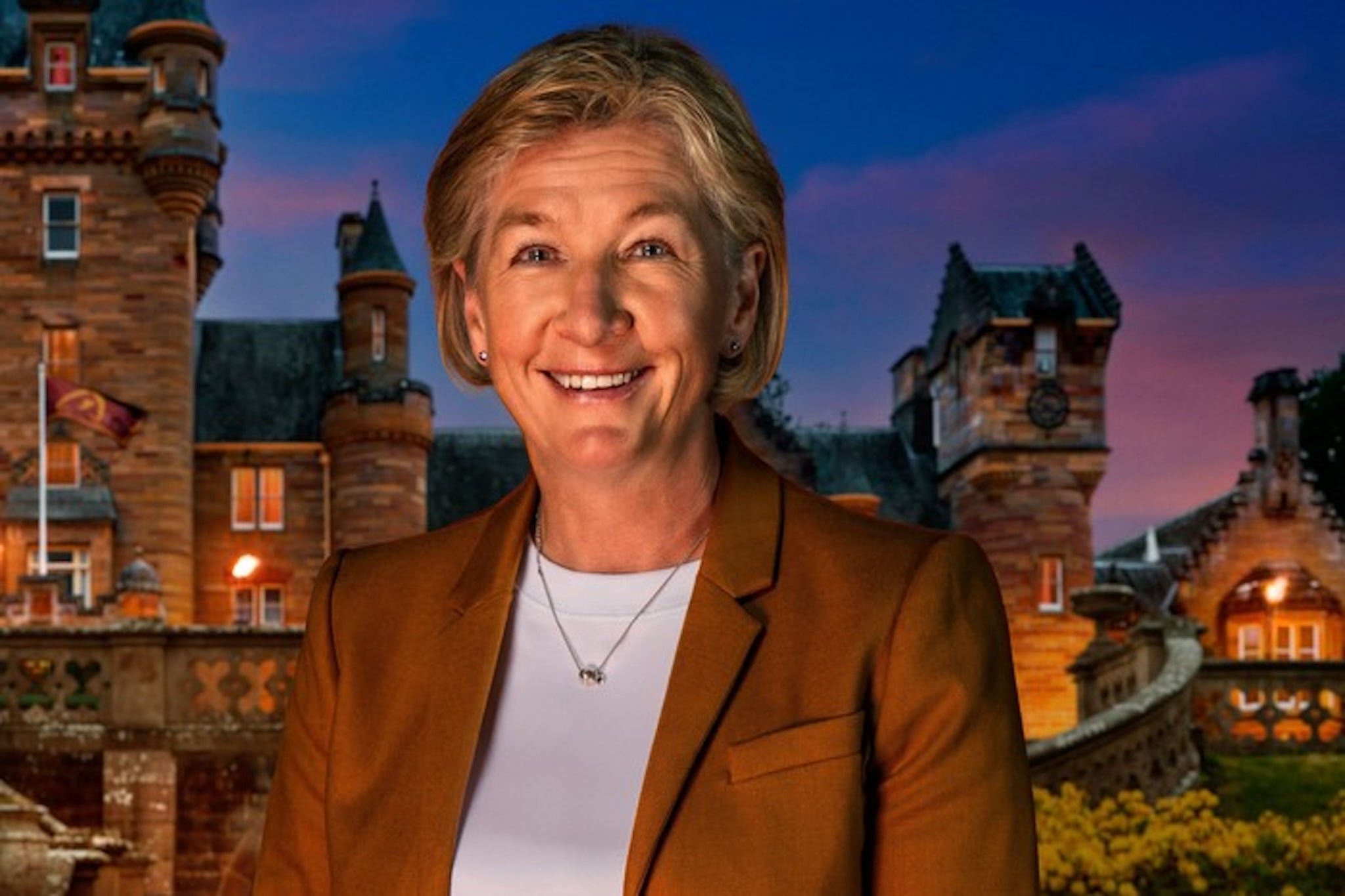 <p>Amanda on ‘The Traitors’</p>