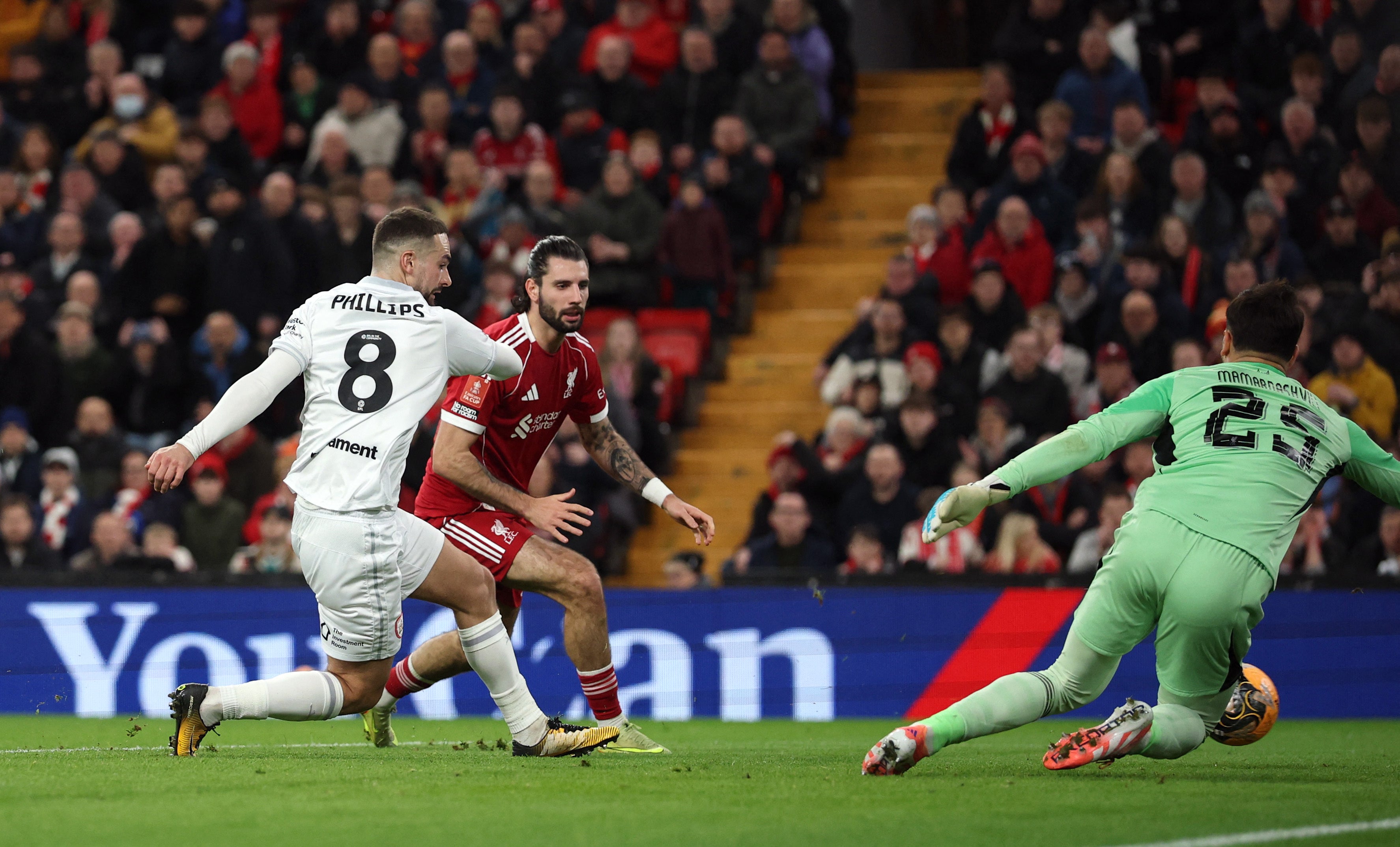 Adam Phillips benefitted from Szoboszlai’s backheel blunder