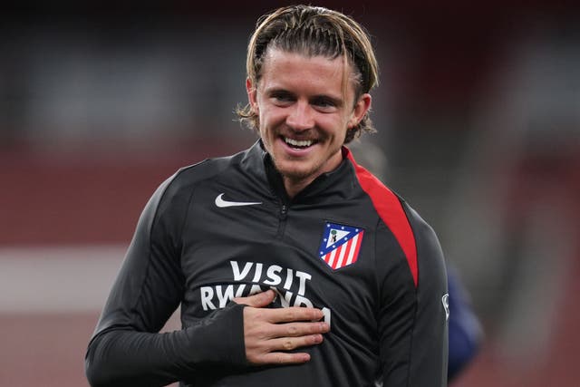 Atletico Madrid midfielder Conor Gallagher looks set to join Tottenham (John Walton/PA)