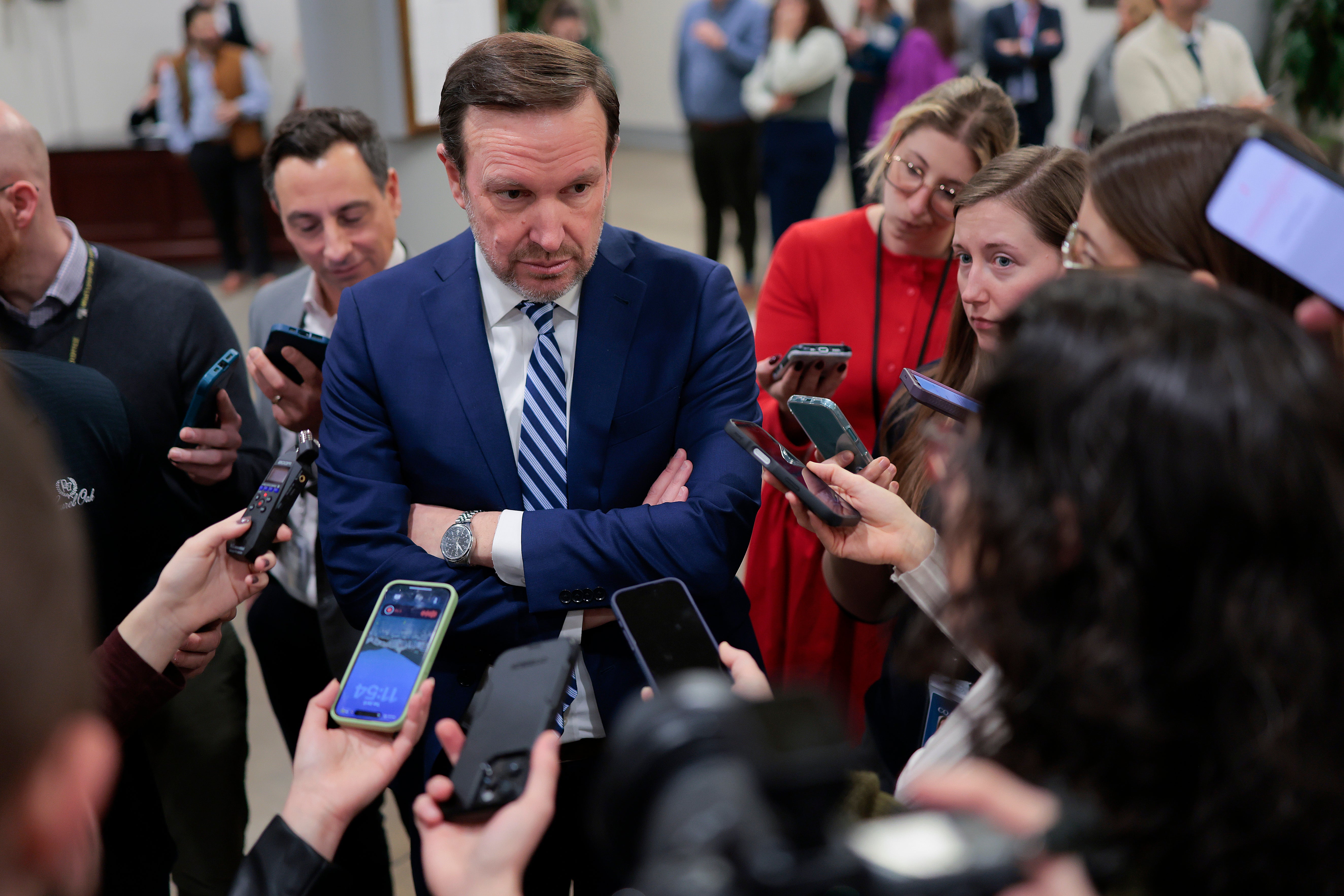 <p>Sen. Christopher Murphy (D-CT) said he is not interested in funding Immigration and Customs Enforcement if it continues to run amok of the law.</p>