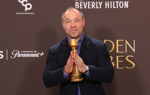 <p>Stephen Graham at the Golden Globes</p>