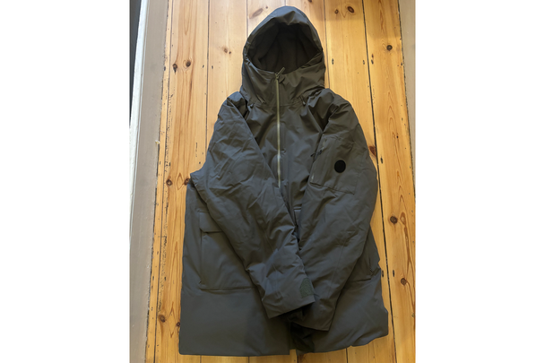 best men's waterproof jacket indybest review Vuori bering down parka