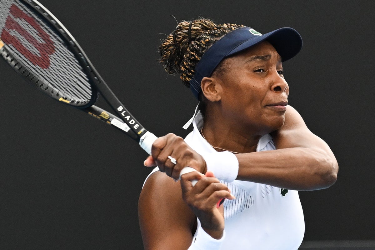 Venus Williams in action