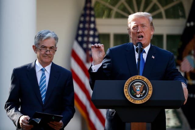 US Federal Reserve chairman Jerome Powell is facing the threat of a criminal investigation under the Trump administration (Alex Brandon/AP/PA)