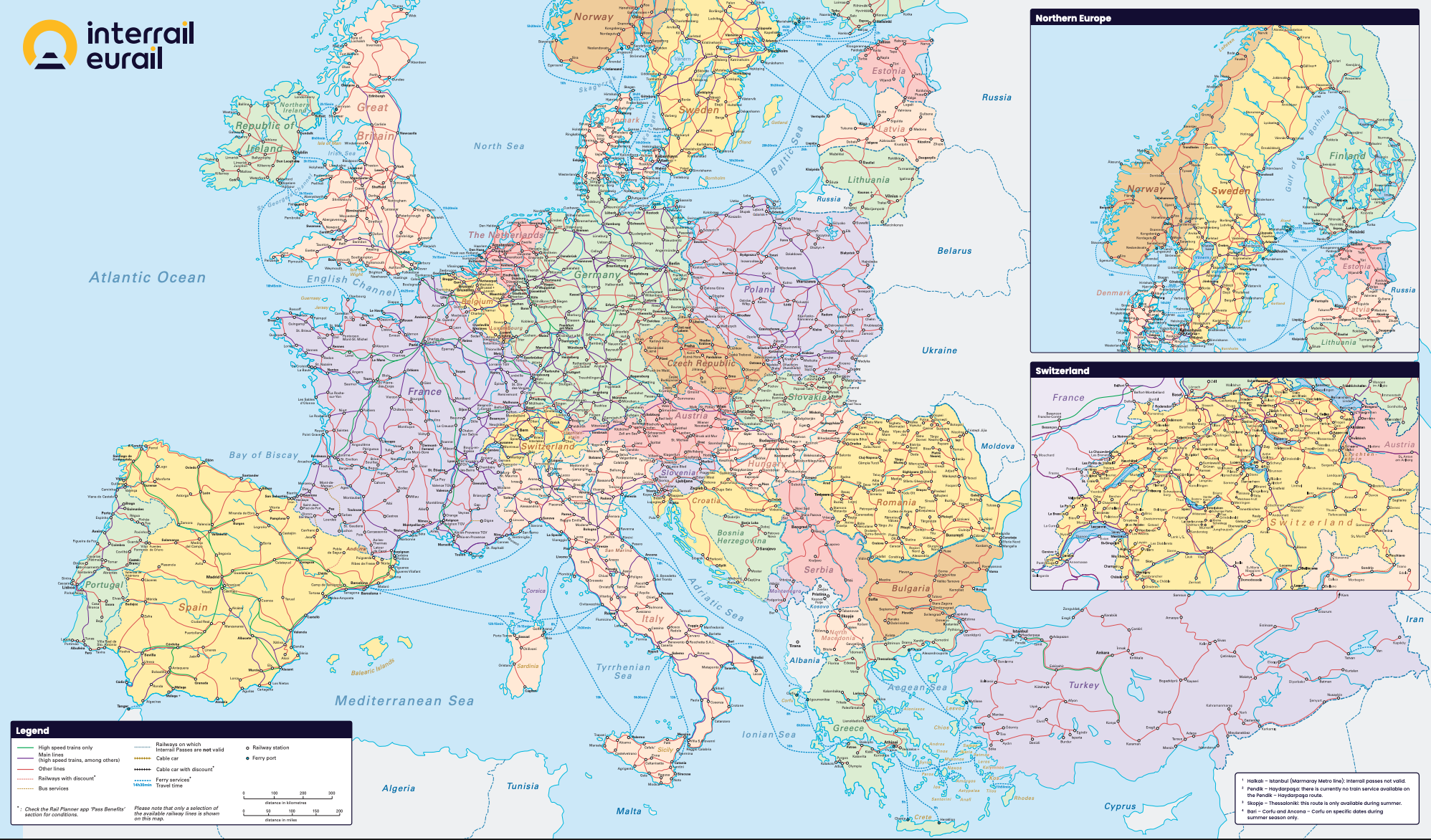 Travel betwixt 33 countries pinch nan Interrail Pass
