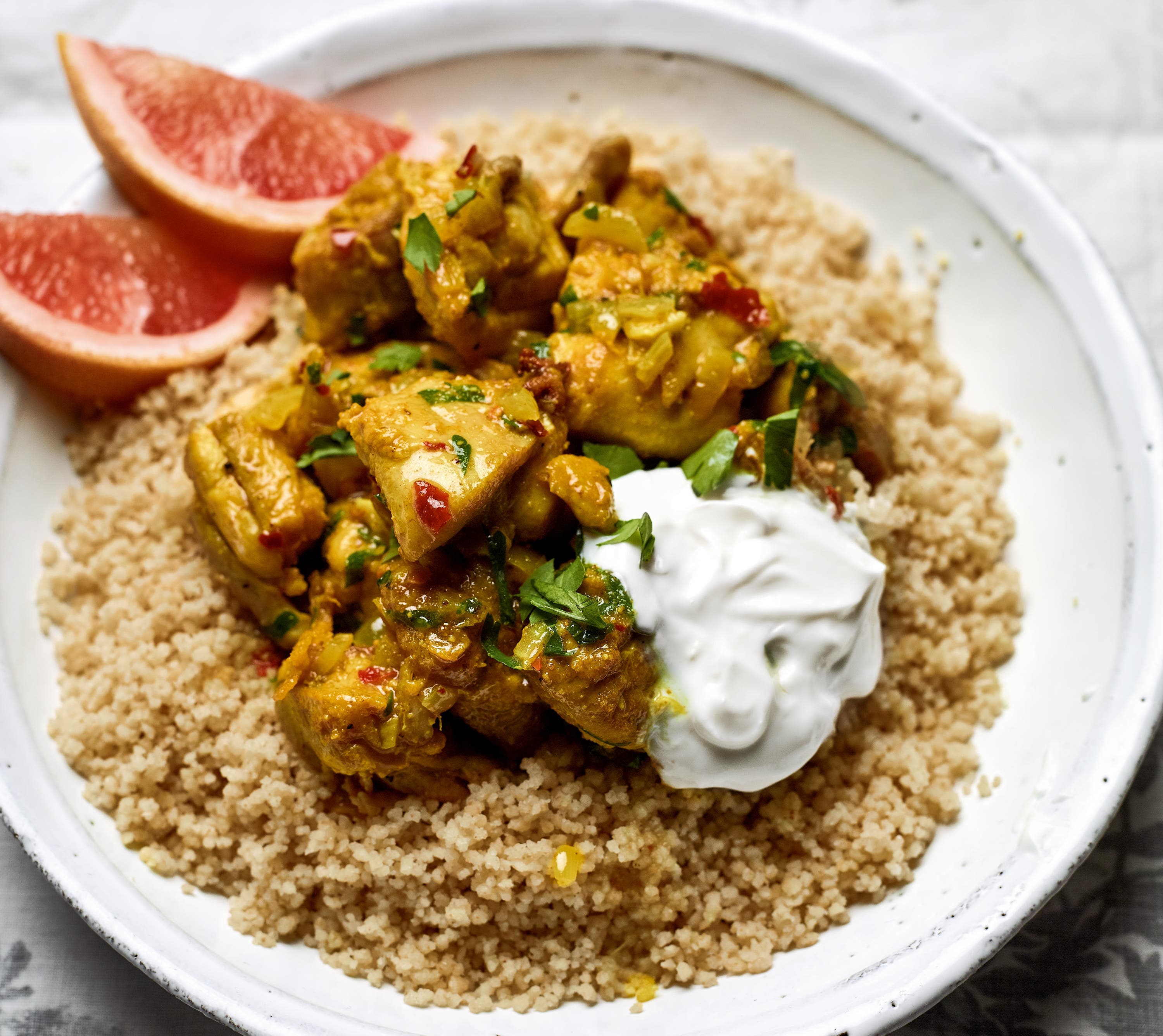 Nadiya Hussain brings citrus into the savoury world with surprising ease