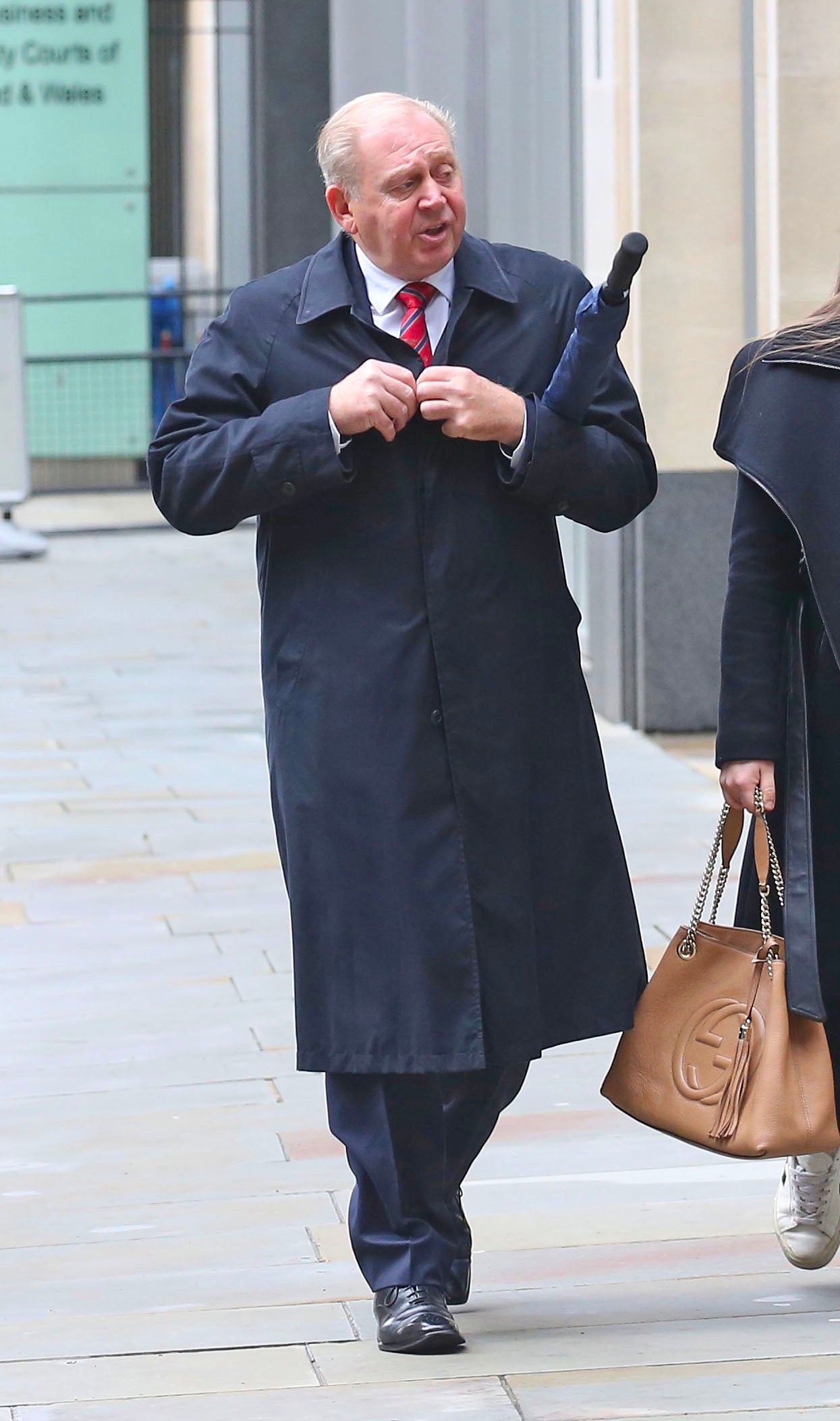 Lloyd Thomas outside court
