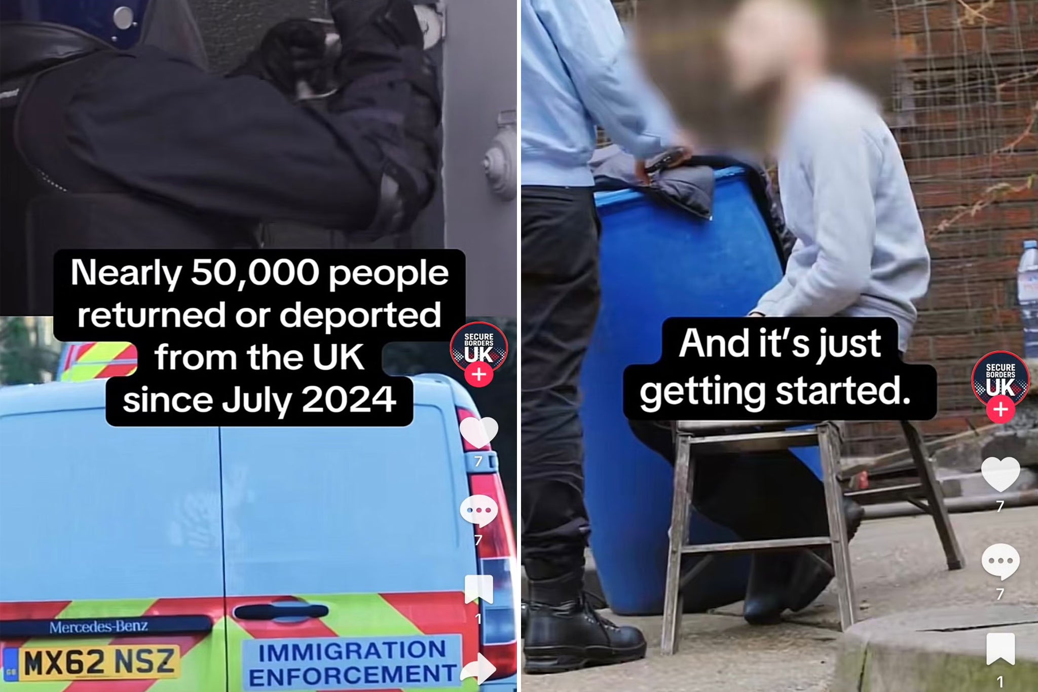 Home Office&rsquo;s new TikTok account showing videos of migrants being detained branded &lsquo;laughable gimmick&rsquo;