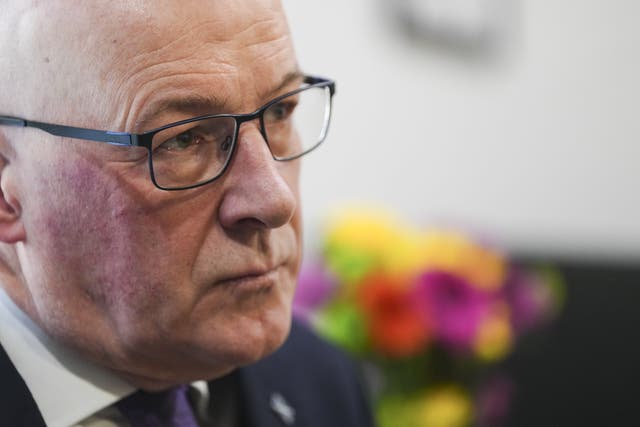 John Swinney said plans for digital ID were ‘flawed from the beginning’ (Peter Summers/PA)