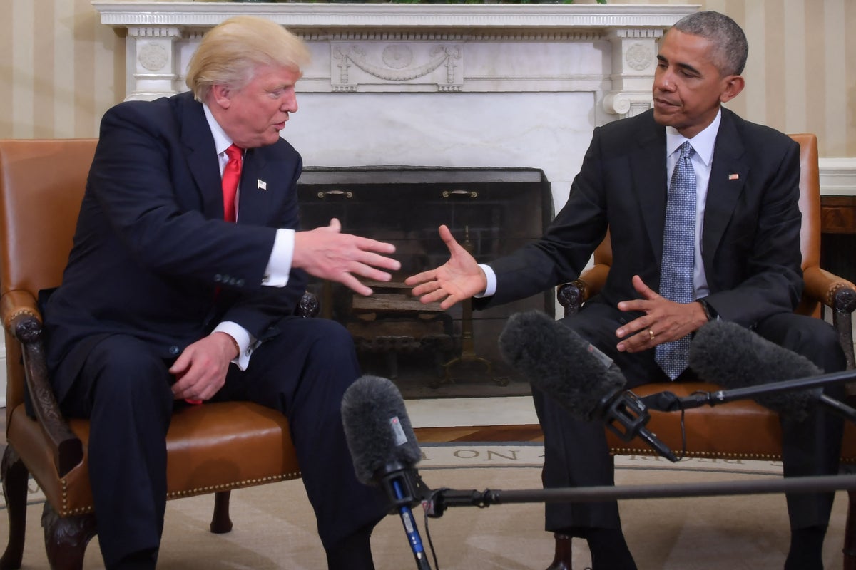 Trump shocks with ‘disgusting’ Truth post depicting Barack and Michelle Obama as apes – UK Times Trump shocks with ‘disgusting’ Truth post depicting Barack and Michelle Obama as apes – UK Times