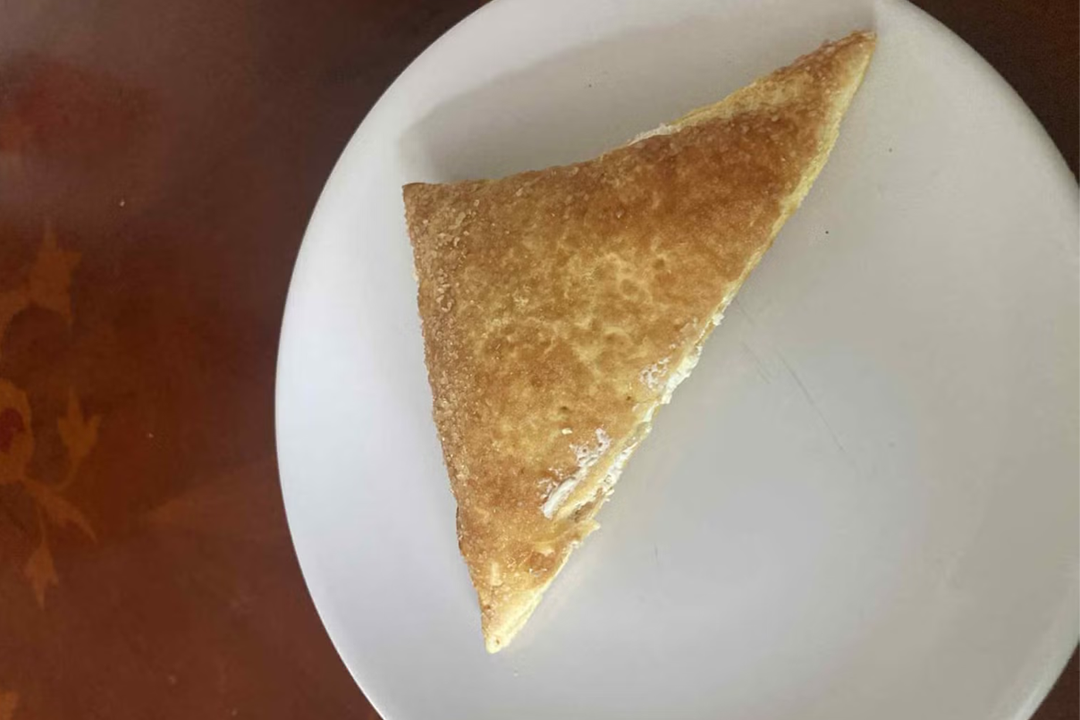 This challenge was a great excuse to eat an apple turnover for breakfast