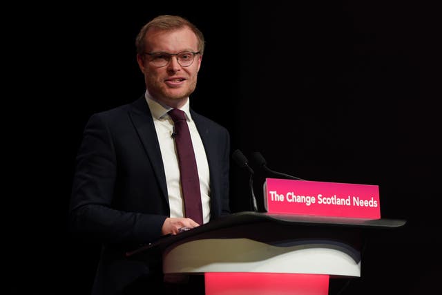 Energy minister Michael Shanks posted the video to X in November (Andrew Milligan/PA)