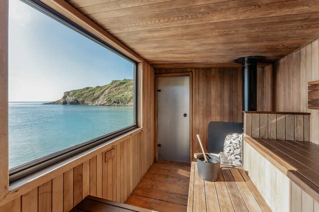 <p>Guests can book the ‘Sauna and Stay’ package for an authentic Nordic bathing experience at the Saltwater Sauna</p>