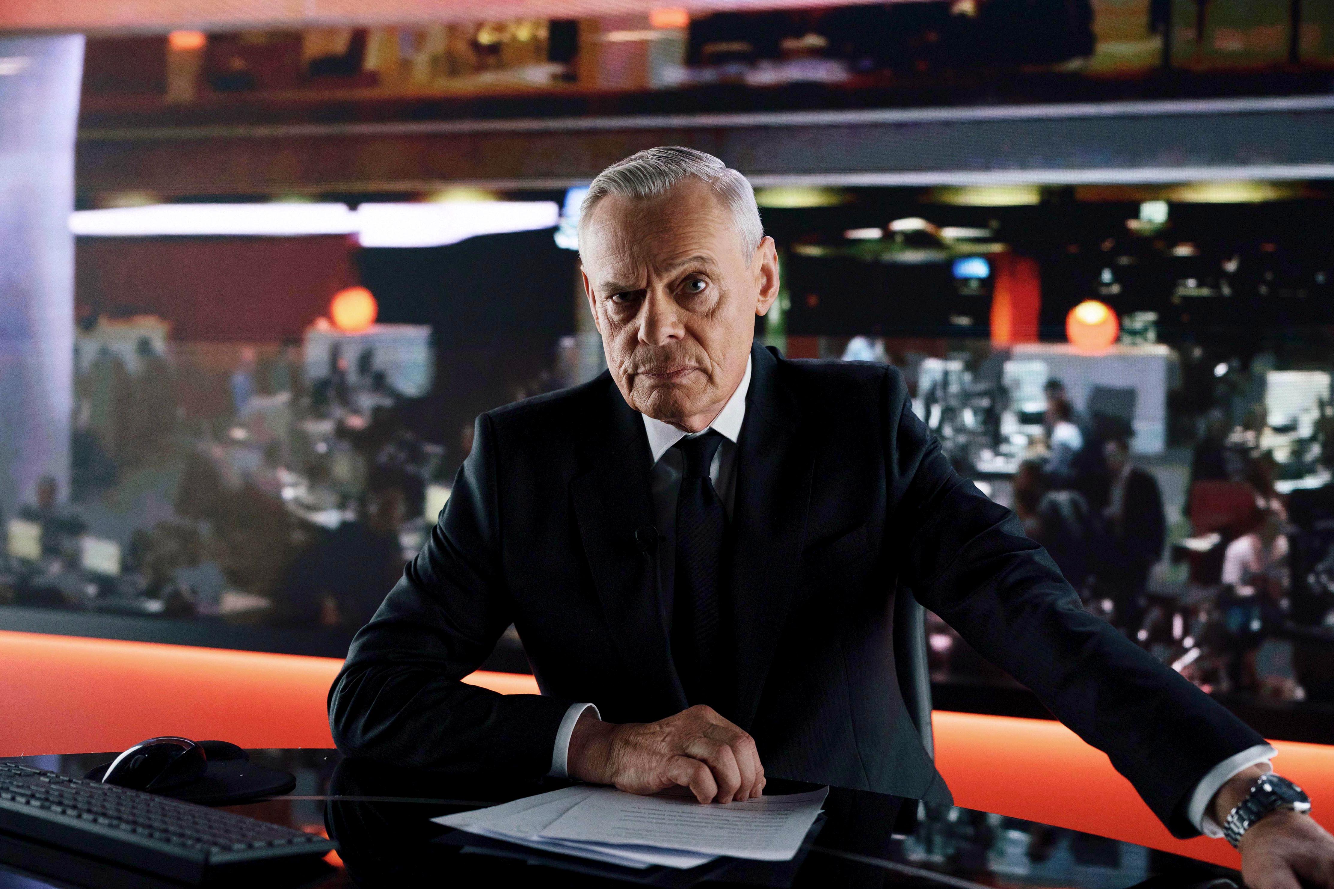 Martin Clunes as Huw Edwards in new Channel 5 drama