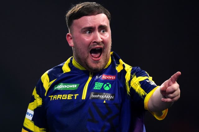 World champion Luke Littler faces Paul Lim in the first round of the Bahrain Masters (John Walton/PA)