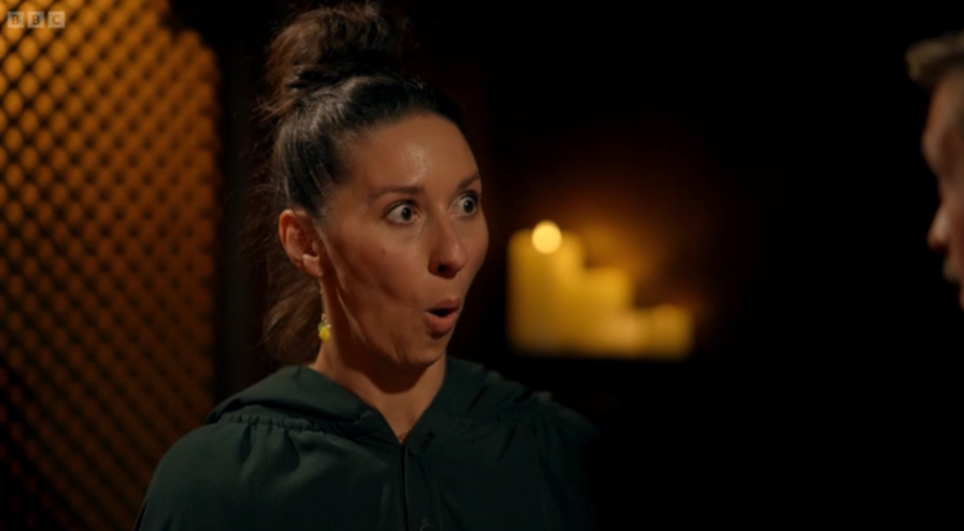 <p>Rachel on The Traitors</p>