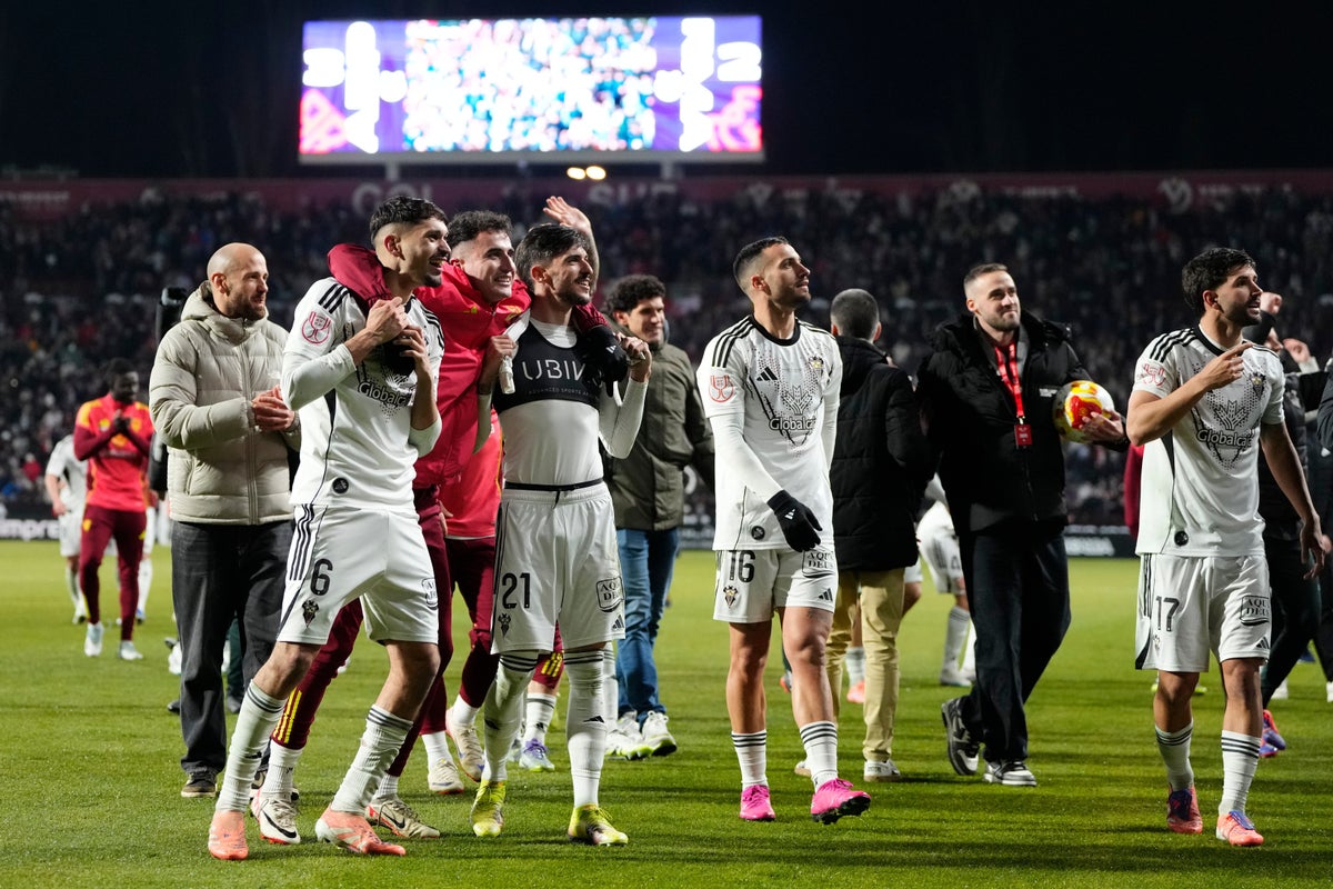 Real Madrid dumped out by second-tier Albacete in Alvaro Arbeloa’s first match