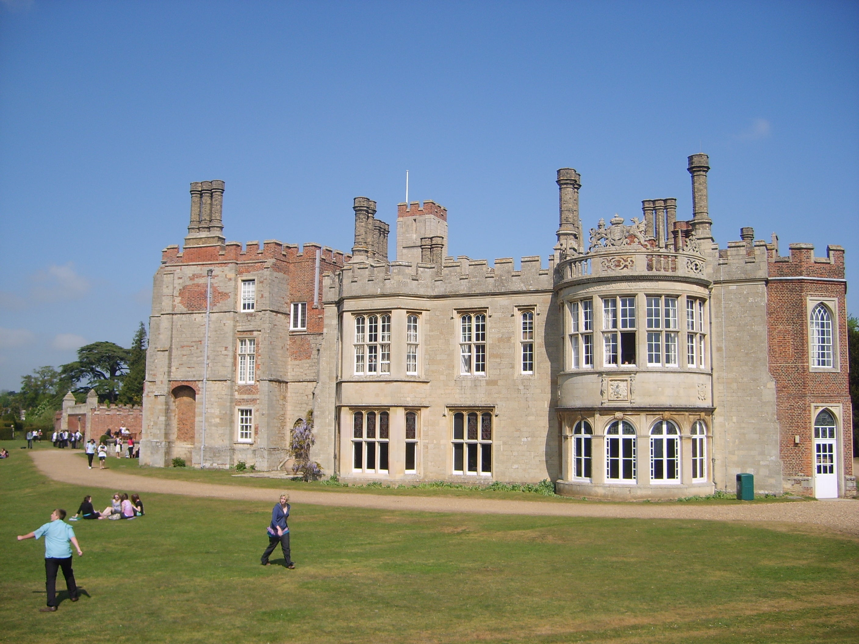 Hinchingbrooke School has five houses, including Hinchingbrooke House, pictured