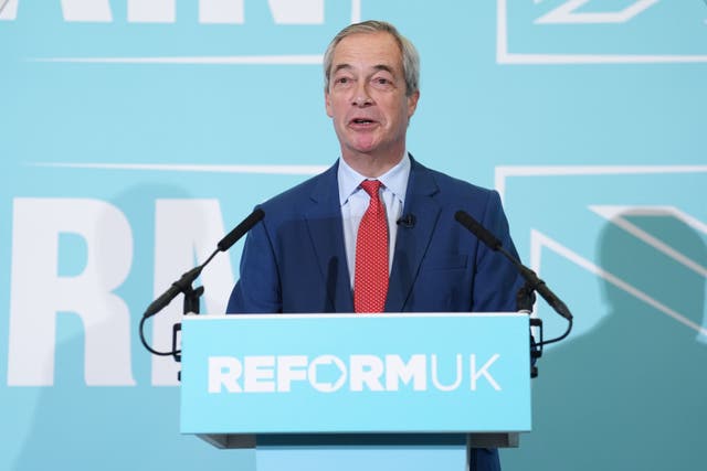 <p>Nigel Farage regularly films videos for Cameo, often reading out inside jokes for people’s birthdays</p>