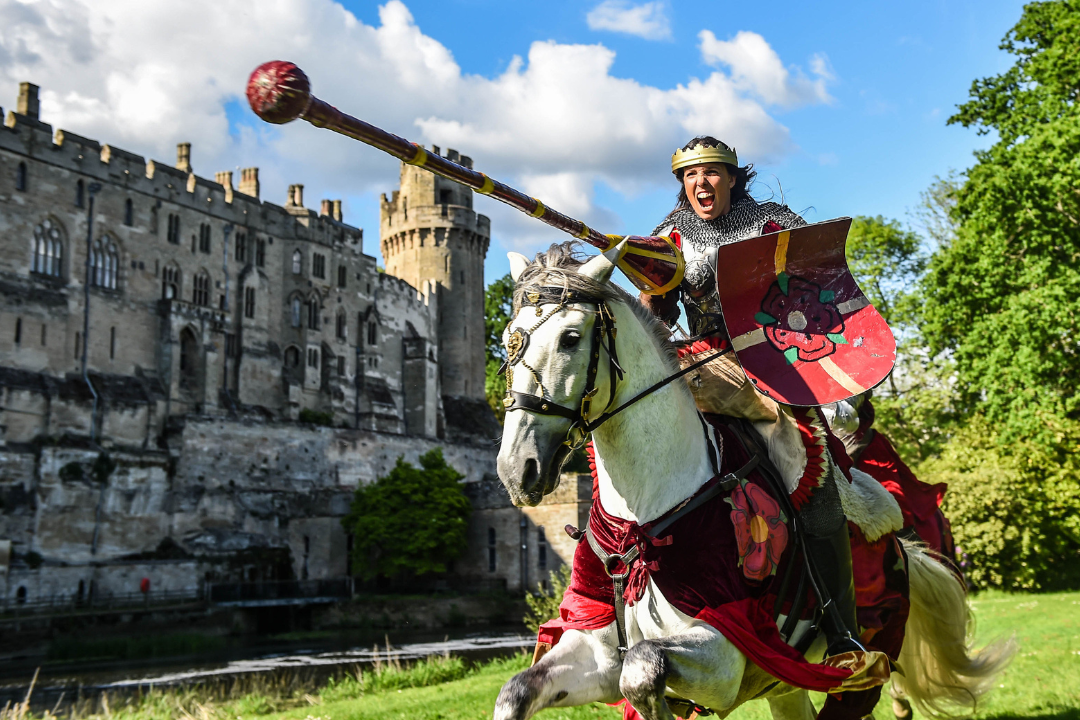 Warwick Castle is open year-round with a full schedule of events