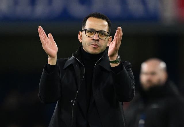 <p>manager Liam Rosenior looks dejected after the match against Arsenal</p>