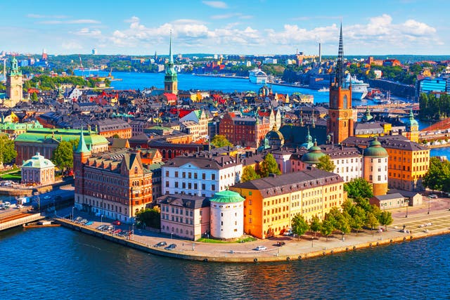 <p>Stockholm, the capital of Sweden.</p>