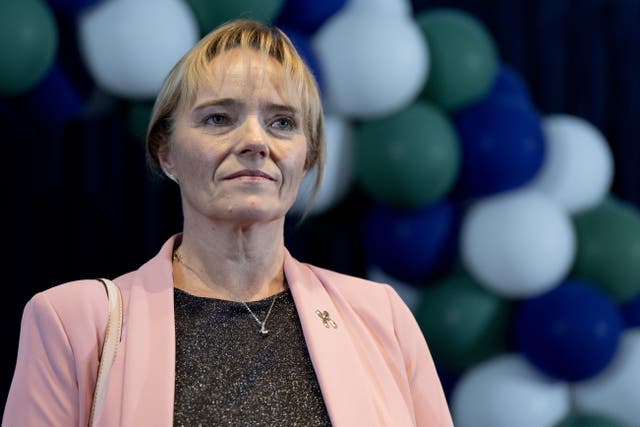 Tory leader Kemi Badenoch hailed nurse Sandie Peggie as an ‘admirable person who has been through hell’ after meeting her in Edinburgh (Jane Barlow/PA)