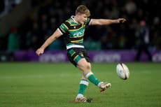 Fin Smith emerges as doubt for start of Six Nations with calf injury