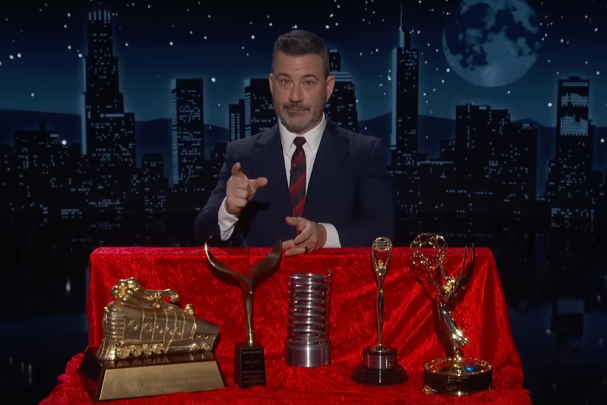 Jimmy Kimmel trolls Trump after taking Nobel Peace Prize medal from the actual winner: &lsquo;It&rsquo;s like a pacifier&rsquo;