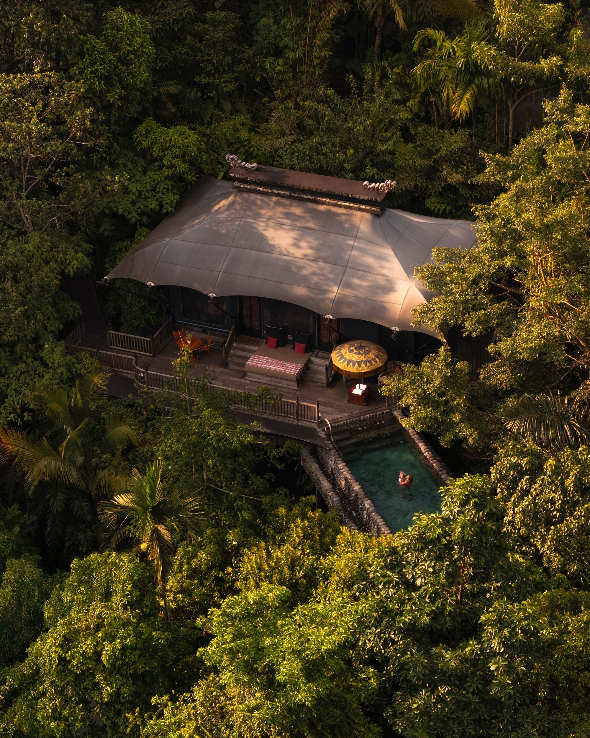 The ‘Architect’s Tent’ is the most romantic place to stay at Capella Ubud