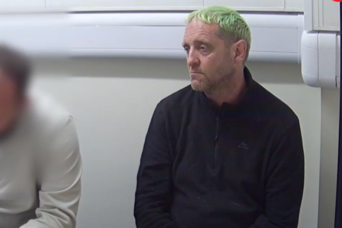 Moment man who murdered his wife and involved child in chilling cover-up is arrested