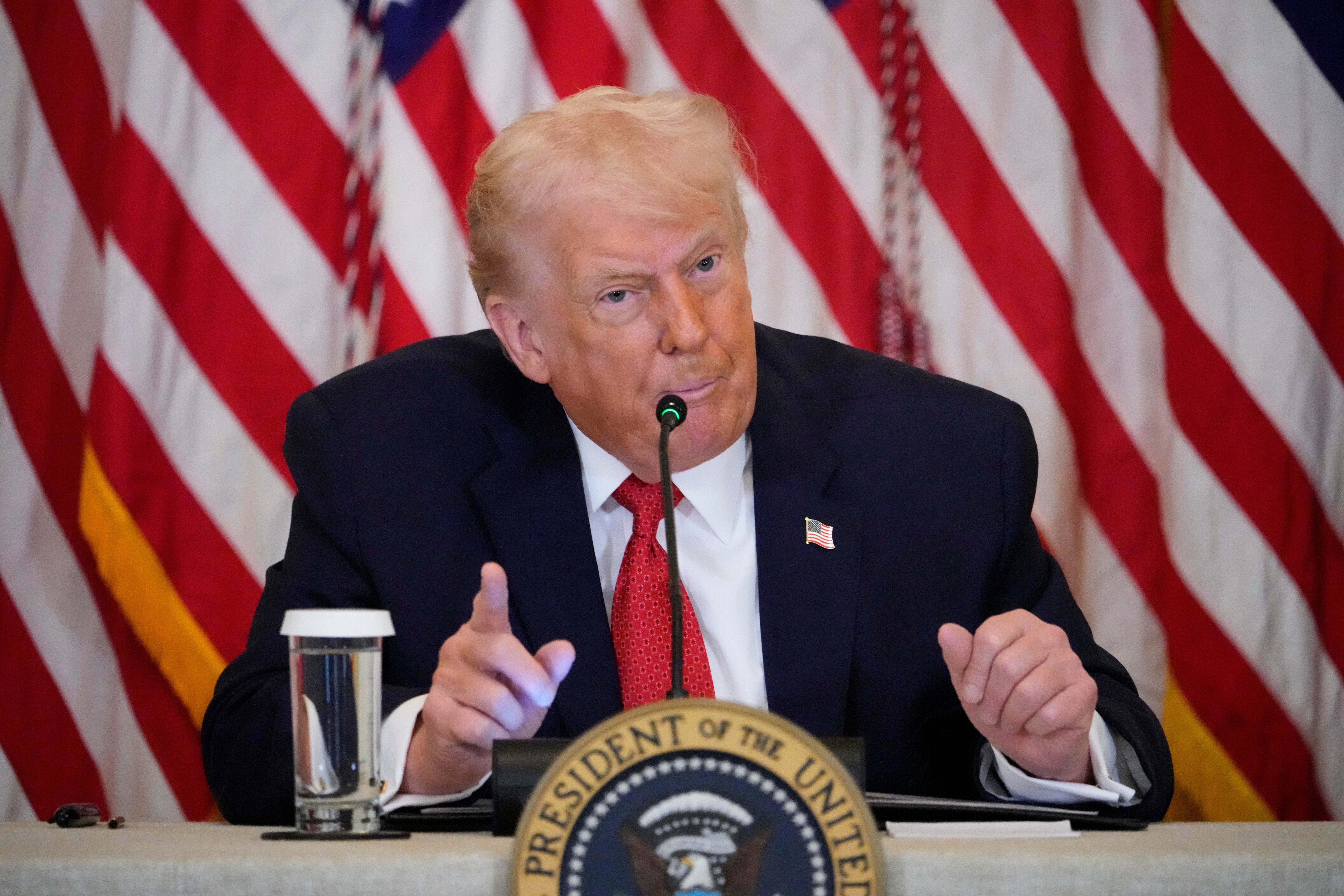 President Donald Trump said he’s considering tariffs against countries that ‘don’t go along’ with his push to acquire Greenland