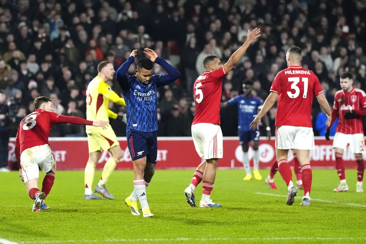 Arsenal miss chance to pull further clear at top as stubborn Forest claim point – UK Times