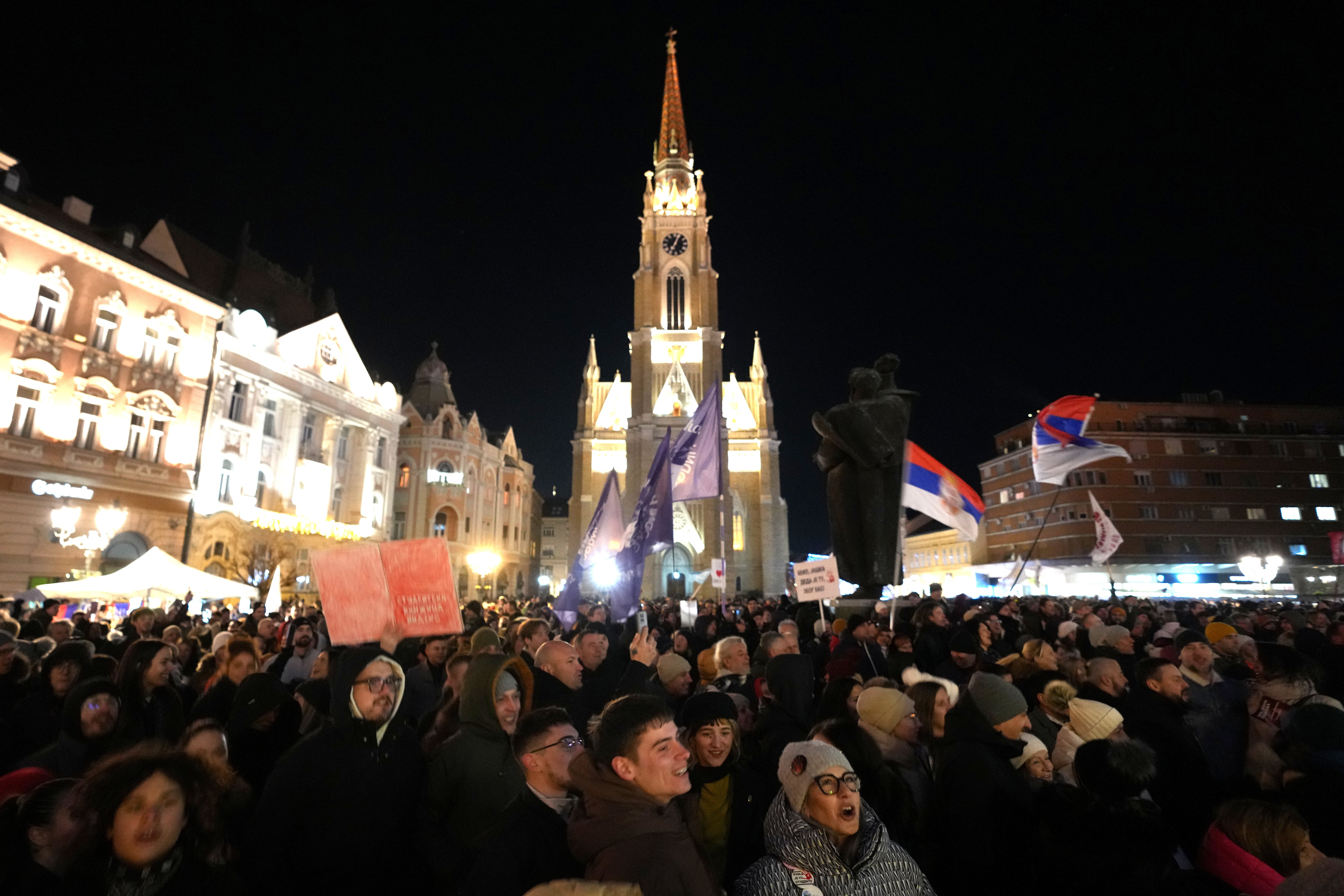SERBIA-PROTESTAS