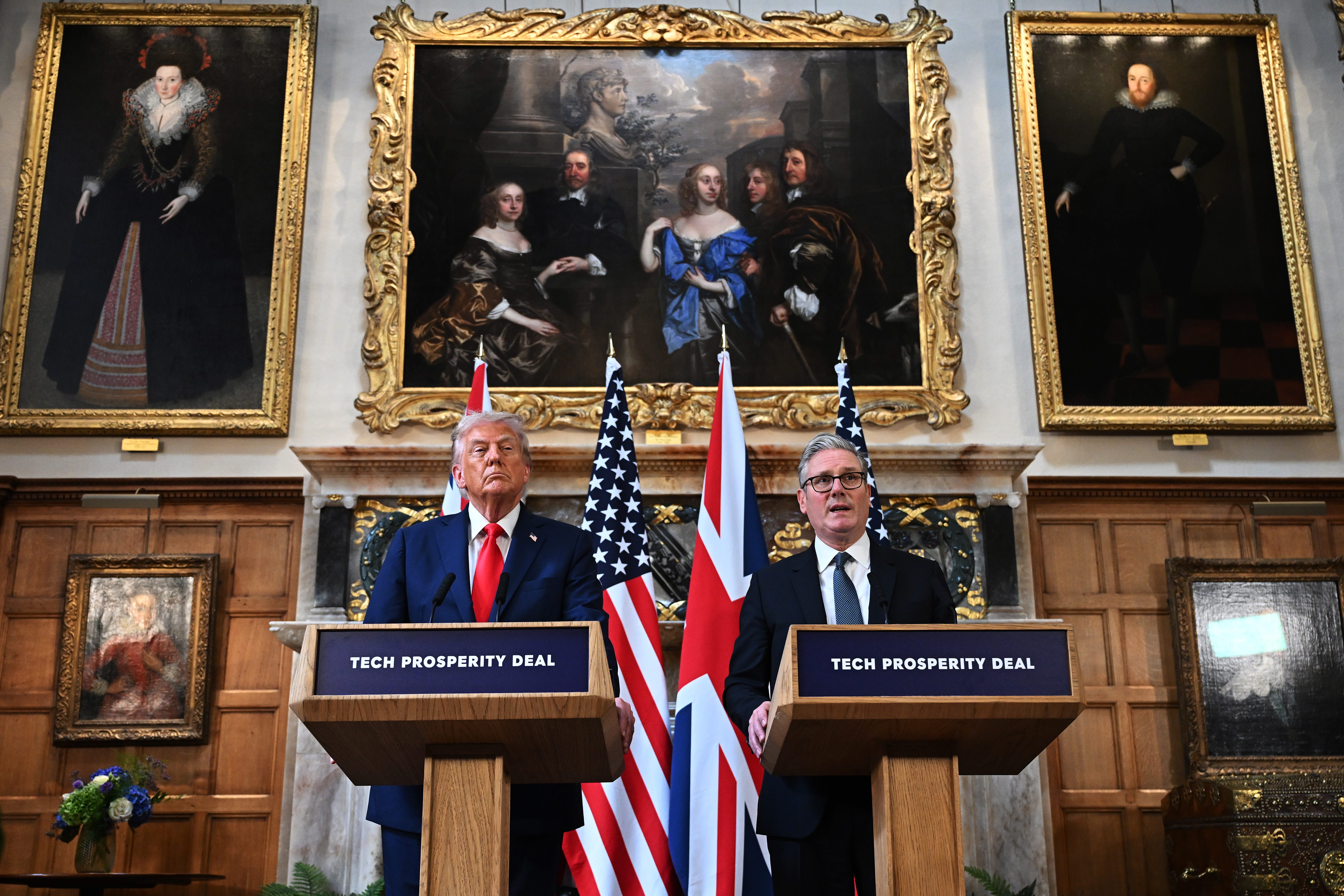 <p>Prime Minister Sir Keir Starmer and US President Donald Trump</p>