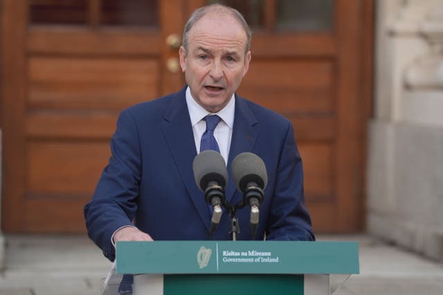 Irish premier Micheal Martin (PA)