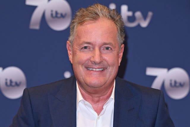 <p>Piers Morgan is recovering in the hospital after taking a fall</p>