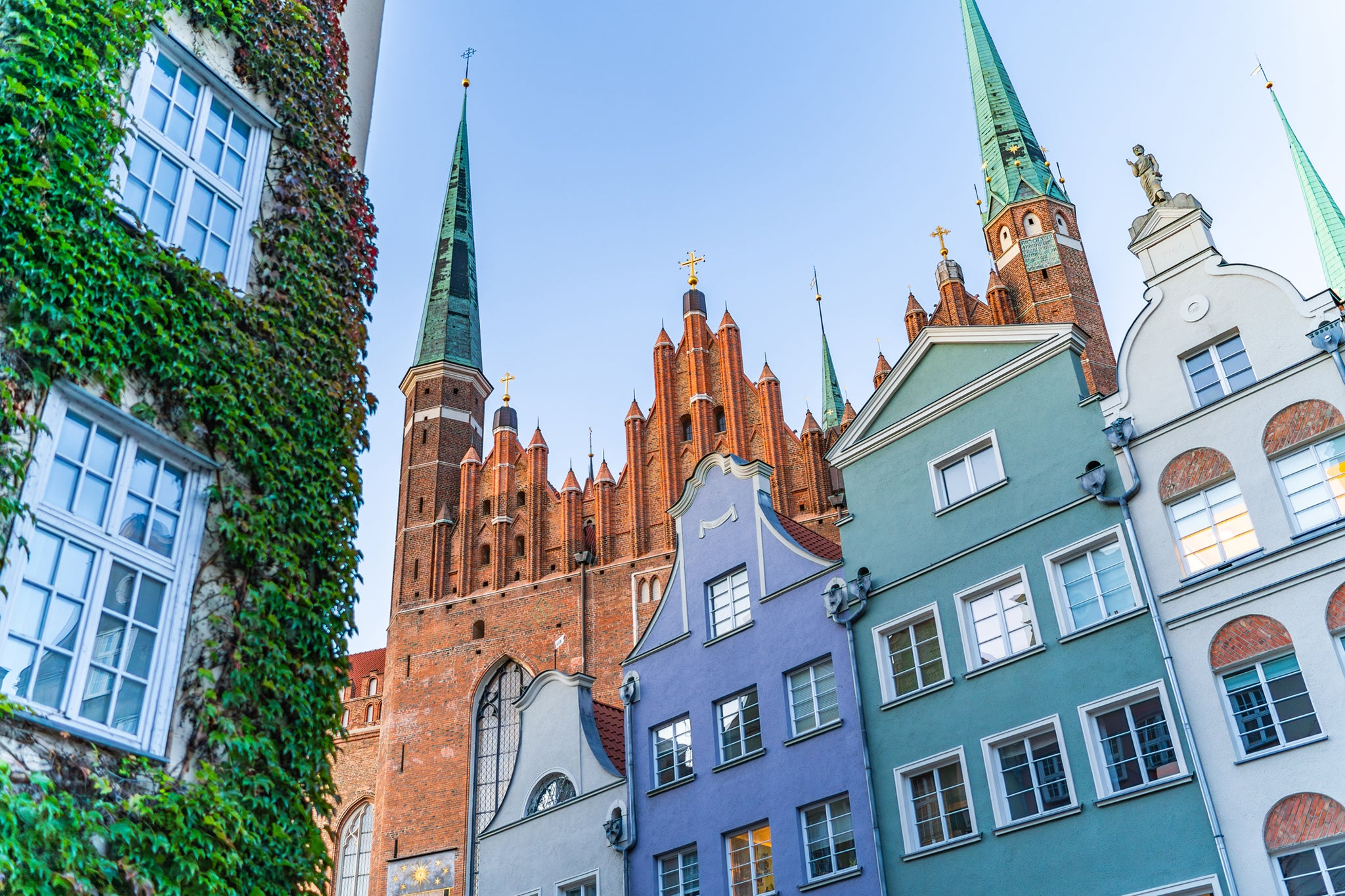 You can walk for hours along the medieval streets and quays of the Polish port city of Gdansk