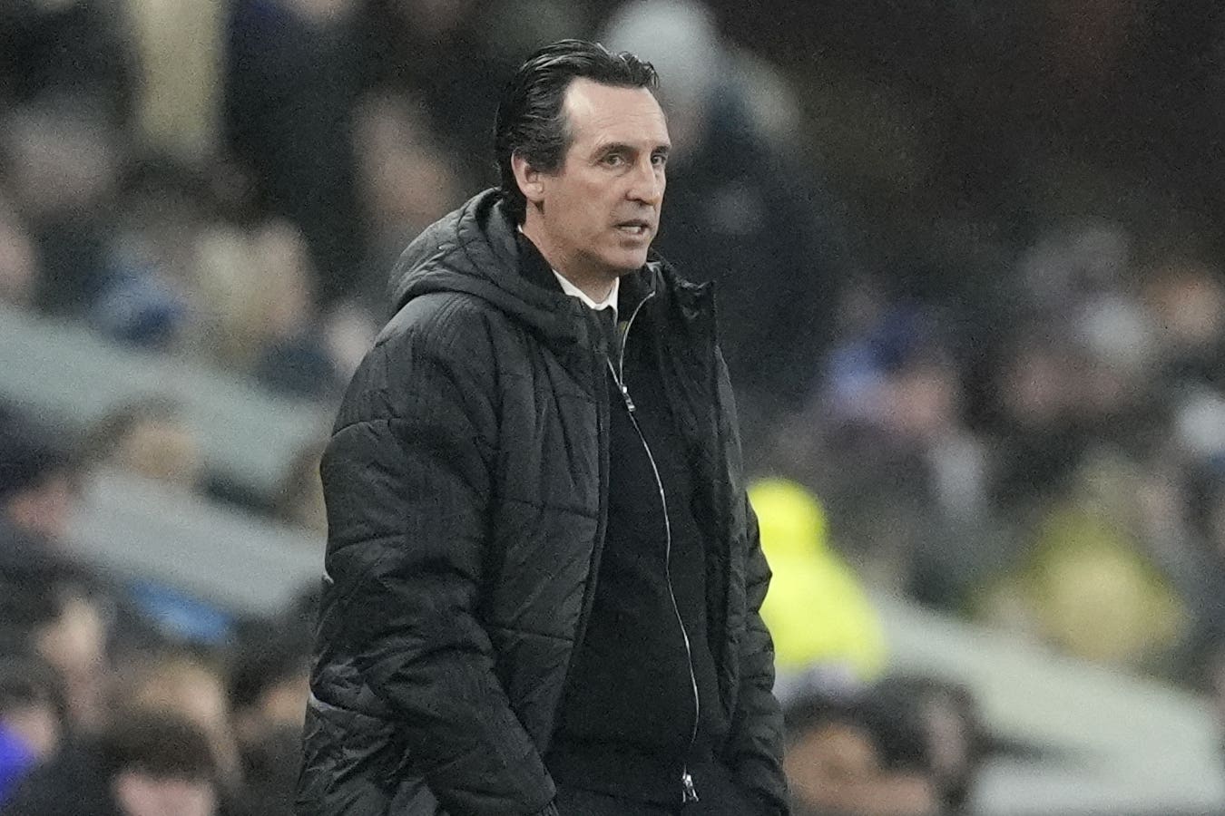 Unai Emery’s Aston Villa lost at home to Everton (Nick Potts/PA)