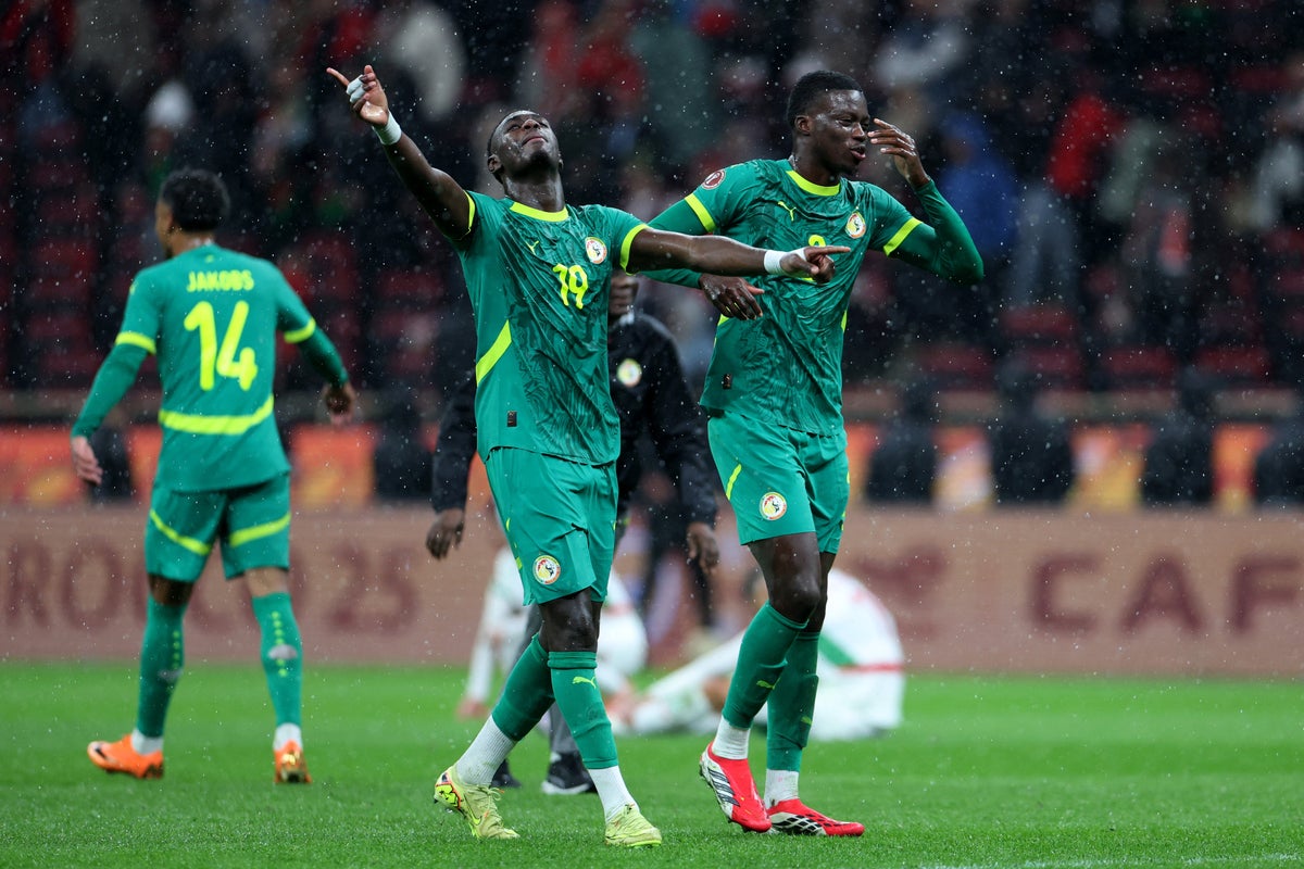 Senegal vs Morocco live: Senegal win chaotic Afcon final after Diaz ‘Panenka’ miss and walk-off protest