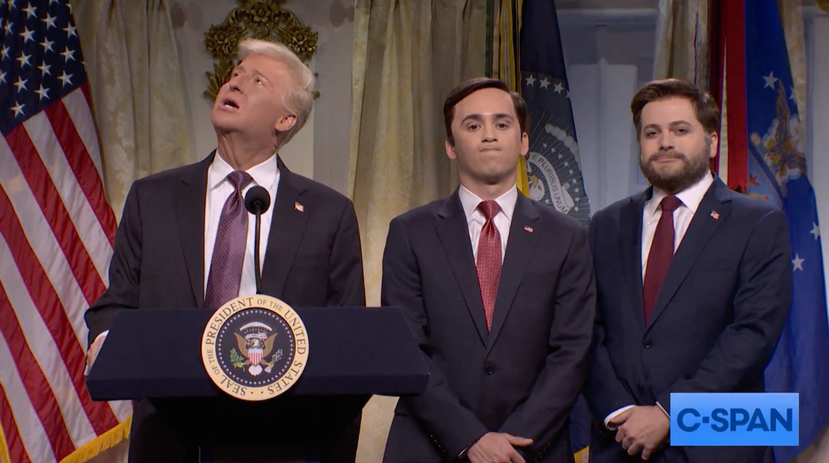 SNL’s Trump brings out ‘Cabinet of curiosities’ after Venezuela attack and ICE raids