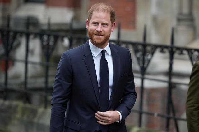 <p>Prince Harry said the alleged unlawful information-gathering had put a ‘massive strain’ on his relationships </p>