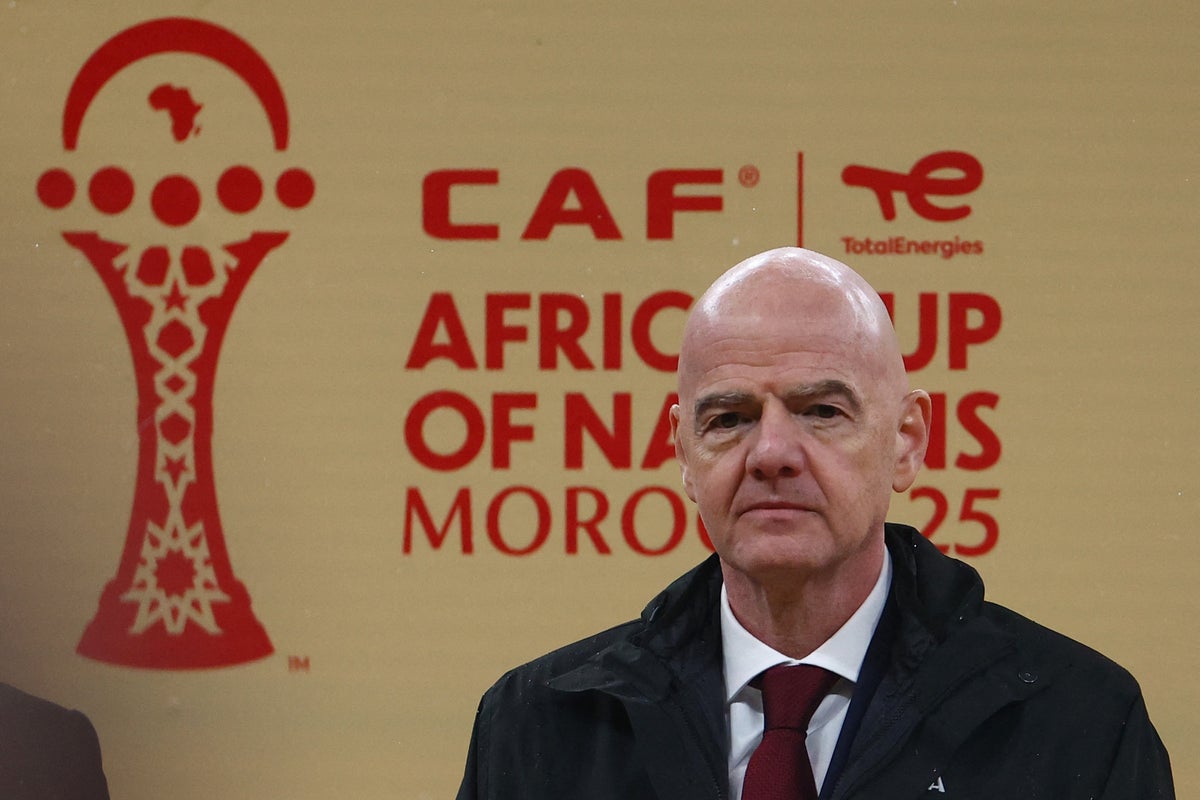 Fifa president Gianni Infantino condemns Senegal’s ‘unacceptable’ behaviour in chaotic Afcon final