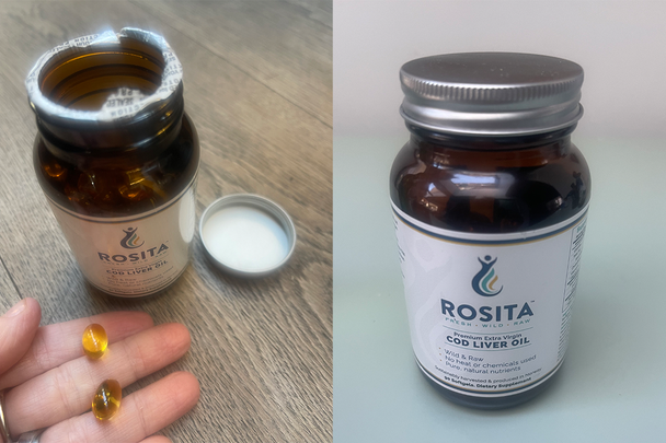 Best cod liver oil IndyBest review Rosita extra virgin cod liver oil softgels