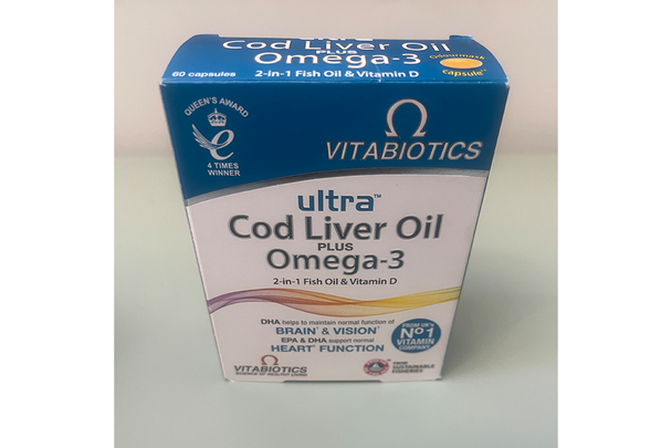 Best cod liver oil IndyBest review Vitabiotics cod liver oil plus omega-3 ultra 2-in-1 fish oil and vitamin D